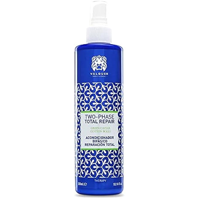 Valquer Laboratorios VALQUER TOTAL REPAIR TWO-PHASE CONDITIONER FOR DAMAGED HAIR. FORMULATED WITH GREEN CAVIAR, COTTON CAPSULE AND ZERO% (SULFATES, COLORANTS, SALT, PARABENS, MIT) - 300 ML - Image 3